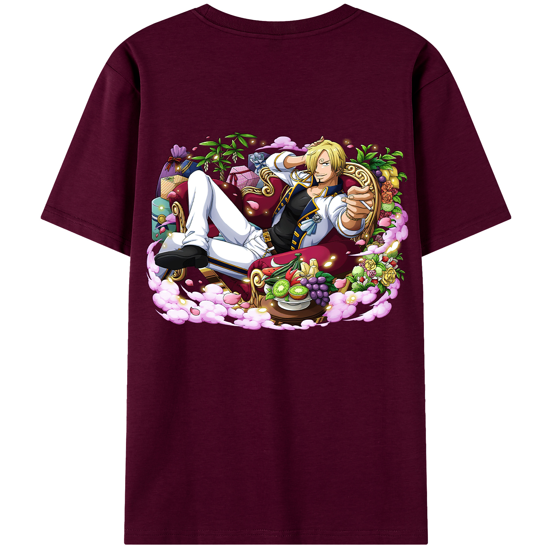 （画像用） ワンピース サンジ ONE PIECE Sanji レディース半袖Tシャツ(バックプリント)